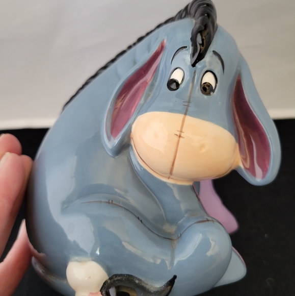 Vintage Disney ceramic Winnie the Pooh Eeyore toothbrush or pencil pen holder - Picture 6 of 13